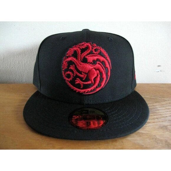Game of Thrones New Era Targaryen Dragons 59FIFTY 5950 Fitted Cap 8 hat khaleesi - Picture 2 of 6